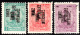 Thrace 1919 Collection Of 9 Bulgarian Stamps Double Overprint "THRACE INTERALLEE". MH. - Thracië