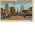 LANCING, Michigan, USA Michigan Avenue Looking West, Old Linen Postcard - Lansing