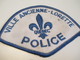 Écusson Tissu Ancien / Canada/ Québec/Police/ Ville Ancienne-Lorette/ Années 1980            ET94 - Escudos En Tela