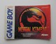 Ancien Jeu Nintendo Game Boy - MORTAL KOMBAT - - Nintendo Game Boy