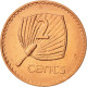 Monnaie, Fiji, Elizabeth II, 2 Cents, 2001, SPL, Copper Plated Zinc, KM:50a - Fidschi