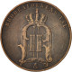 Monnaie, Suède, Oscar II, 5 Öre, 1890, TTB, Bronze, KM:757 - Suède