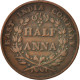 Monnaie, INDIA-BRITISH, 1/2 Anna, 1835, Madras, TB, Cuivre, KM:447.1 - India