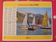 Almanach Des PTT. 1970. Calendrier Poste, Postes Télégraphes..  Montagne Lac Annecy Voiliers - Grand Format : 1961-70