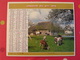 Almanach Des PTT. 1975. Calendrier Poste, Postes Télégraphes. Montagne Ferme Eure Vache - Grand Format : 1971-80