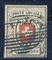 Svizzera 1851 Poste Cantonali Neuchatel N. 7 C. 5 Nero E Rosso Usato LUX Cat &euro; 5000 (E. Diena, Raybaudi) ATTEST-PER - 1843-1852 Timbres Cantonaux Et  Fédéraux