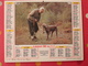 Almanach Des PTT. 1981. Mayenne Laval. Calendrier Poste, Postes Télégraphes. Pêche Chasse - Grand Format : 1971-80