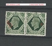 1937 - 47  N° 220  Se-tenant 9 D. VERT OLIVE  GEORGES VI Neuf ** Gomme YVERT TELLIER 5.00 € X 2 = 10.00 € - Errors, Freaks & Oddities (EFOs