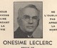 Image Pieuse/mortuaire/USA/à La Douce Mémoire D'Onèsime LECLERC Décédé à Salem Mass. Le 22 Juillet 1952   FPD81 - Santini