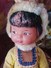 ANCIENNE  POUPEE  Type ESQUIMAUDE,  26 Cm  , TOY , OLD DOLL With Face Painted Eskimo - Poupées