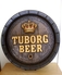 Vintage Tuborg Beer Barrel Advertising Sign - Enseignes