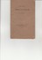 RECUEIL POEME PAR J TISSEUR  AVEC DEDICACE- "UNE VISITE AU TOMBEAU DE JACQUARD " -- 35 Pages -Lyon 1853 - Autores Franceses