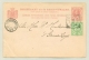 Curacao - 1894 - 2,5 Cent Cijfer Op 5 Cent Briefkaart G7 Z-3 Naar Den Haag / Nederland - Curaçao, Nederlandse Antillen, Aruba