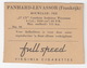 Chromo Cigarettes : Virginia 'Full Speed' - PANHARD-LEVASSOR 27 CV , Bj. 1928 - (Frankrijk) - No. 54- (2 Scans) - Zigarettenmarken