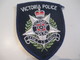 Ecusson Tissu Ancien /Police / CANADA /Victoria Police/ Tenez Le Droit/ Années 1970 -1980  ET123 - Patches