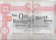 THE OIL ROYALTIES TRUST  Numéro 488 Année 1911 - Aardolie