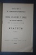 Ancien Livret  Des Statuts Union Départementale Des Sapeurs-Pompiers Du Maine Et Loire Angers 1890 - Pompiers