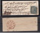 India  1860  QV 1/2A   ON Cover Tied  -3- Expeimental Postmark TO Ajmer   #  93583  Inde  Indien - 1852 Sind Province