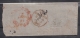 India  1860  QV 1/2A   ON Cover Tied  Octagonal  B/1  Calcutta   #  93591  Inde  Indien - 1852 Sind Province