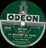 78 T. - 25 Cm - état  TB - YVES MONTAND -  LA BALLADE DE PARIS - J'AI DU SOLEIL - 78 Rpm - Schellackplatten