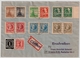 1946, Reco-Satz-Brief,auch Ungezähnt Und Extra  Verschied. Farben  #6907 - Lettres & Documents