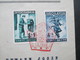 Jugoslawien Königreich 1940 Post Und Telegraphenbeamte Nr. 408 - 412 FDC / Einschreiben Mit Rotem Sonderstempel!! - Covers & Documents