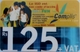 MAURITIUS ISLAND - Two Girlls Two Boys, Cellplus Complis Recharge, 125 &#x20A8;, Used - Maurice