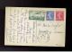 1937 Sant Saulge France Postcard Cover To USA Chateu De St Martin - Autres - Europe