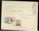 1941 Barcelona Spain Censored Cover To USA Local Issue Stamps - Other & Unclassified