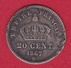 France 20 Centimes Napoléon III Tête Laurée 1867 BB - 20 Centimes