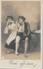 CARTE POSTALE ORIGINALE ANCIENNE DE 1904 ; COUPLE DE JEUNES FEMMES PIN UP SEXY ET EROTIC LESBIAN - Couples