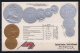 Hong Kong  Embossed Illustrated Coin Postcard Hong KOng And Straits Settlements Clean And Very Fine - Postwaardestukken