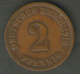 GERMANIA 2 PFENNIG 1912 - 2 Pfennig