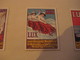 6 Poster Stamp Advertising LUX Waschmittel PUTZmittel VIM  Litho ART Putzt Alles - Cinderellas