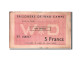 Billet, Grande-Bretagne, 5 Francs, 1940-1944, TTB+ - British Armed Forces & Special Vouchers