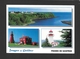 GASPÉSIE QUÉBEC - PHARES EN GASPÉSIE - LIGHTHOUSES  RIVIÈRE MADELEINE  LA MARTRE  PARC DE FORILLON - 17x12 Cm - 6¾x4¾ Po - Other & Unclassified