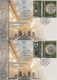 COTROCENI PALACE ARHITECTURE 3X COVERS FDC 2011 ROMANIA. - FDC