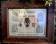 Cadre : Médailles Commémoratives De La Grande Guerre 1914 1918 VERDUN - WW1, Soldat Du 124éme RI De Laval (Mayenne) - Frankreich