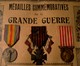 Delcampe - Cadre : Médailles Commémoratives De La Grande Guerre 1914 1918 VERDUN - WW1, Soldat Du 124éme RI De Laval (Mayenne) - Frankreich