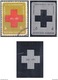 Lot De 2 Morceaux De Cylindre D'impression D'un Timbre D'Indonésie (cylinder Printing), Thème Croix Rouge - Red Cross