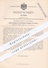 Original Patent - H. Daut , Nürnberg , 1892, Wasser - Ringelspiel Mit Wellenförmiger Führungsbahn , Karussell , Carousel - Historische Dokumente