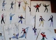 Delcampe - LOT DE 22 AQUARELLES + 5 DESSINS AU CRAYON THEME DANSE - Acquarelli