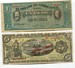 Mexique Mexico LOT 1 Peso + 5 Peso 1914 RED STAMP - Mexiko