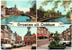 Nederland/Holland, Dokkum, Groeten Uit Dokkum, 4-luik, 1975 - Dokkum