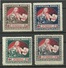 LATVIA Lettland 1920 Michel 51 - 54 Z MNH - Latvia