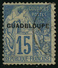 GUADELOUPE - YT 19aB -  ERREUR DE SURCHARGE GUADBLOUPE - TIMBRE OBLITERE - Used Stamps