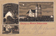 Gruss Aus Maria Dreieichen-Mondschein-Litho 1908.Gasthof & Fleischhauerei J.Schmöger Gasthaus. - Horn