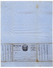 D-FR MONTGOLFIERE Envoi Par Ballon Monté Décret Du 26 Septembre 1870 Papier Bleu - Documents Historiques