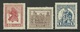 HUNGARY Ungarn 1920 Michel 312 - 314 * - Unused Stamps