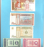 LOT DE 5 BILLETS DE MONGOLIE . 10 & 50 MONGO -1 TUGRIK & 2 X 5 TUGRIK  .. SERIE DE 1993 . - Mongolia